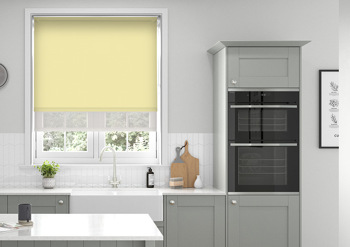 Rimini (Blackout), Sand & Illusion Sandy - Double Roller Blind - Image 3